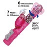 Vibrador Rotativo - 7 Vibrações com Rotação 360º - Recarregável