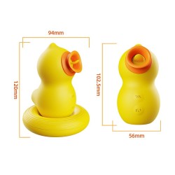 Vibrador de Clitóris com Pulsação Formato de Pato