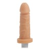 Prótese em Cyber Skin Martes 13,5x3,5 cm com Vibrador