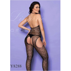 Bodystocking Macacão Espartilho