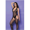 Bodystocking Macacão Espartilho