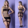 Bodystocking Mini Vestido