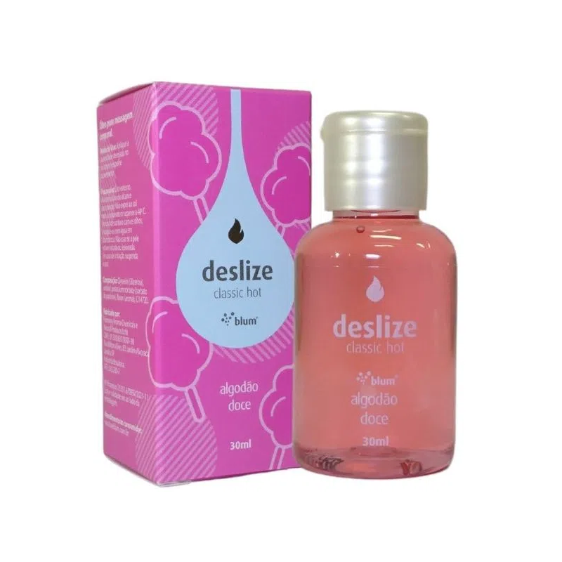 Deslize Hot Gel Beijável Algodão Doce