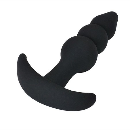 Plug Anal em Silicone Escalonado 3