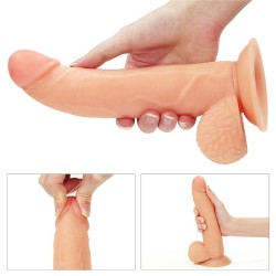 Cinta Peniana Dildo com Curva 8,5"