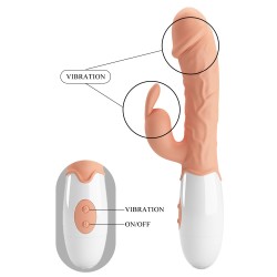 Vibrador com Estimulador Clitoriano