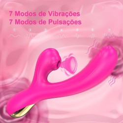 Vibrador de Ponto G e Clitóris Bertha