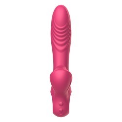 Vibrador de Ponto G e Clitóris com Estimulador