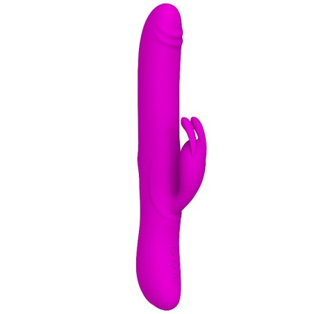 Vibrador vai e vem em Silicone Recarregável