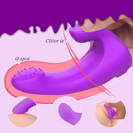 Dedeira de Ponto G e Clitóris com Vibro Finger Gun