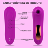 Vibrador de Pulsação Sucção Sucker