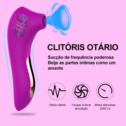 Vibrador de Pulsação Sucção Sucker