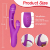 Vibrador Ponto G Dedilhado e Clitóris