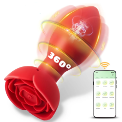 Plug Anal de Silicone Rotativo APP