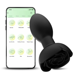 Plug Anal de Silicone Rotativo APP