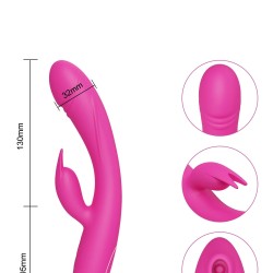 Vibrador de Ponto G Clitóris e Sucção