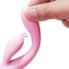 Vibrador de Ponto G e Clitóris com Aquecimento