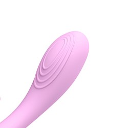 Vibrador de Ponto G e Clitóris com Aquecimento