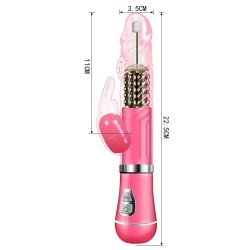 Vibrador Rotativo de Coelho Recarregável