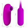 Vibrador de Ponto G e Clitóris 2 em 1 Curupira